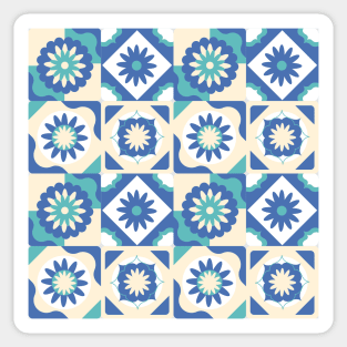 Azulejo #22- vector Portuguese Moorish pattern Sticker